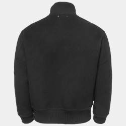 Louis Vuitton Grey/Black Damier Wool Reversible Bomber Jacket XS