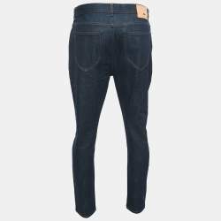 مملوكة مسبقًا Louis Vuitton Dark Blue Denim Jeans L Waist 34"