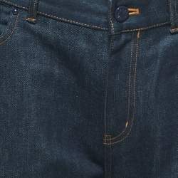 مملوكة مسبقًا Louis Vuitton Dark Blue Denim Jeans L Waist 34"