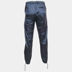 Louis Vuitton Black/Grey Synthetic Weather Reactive Monogram Joggers M