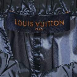 Louis Vuitton Black/Grey Synthetic Weather Reactive Monogram Joggers M