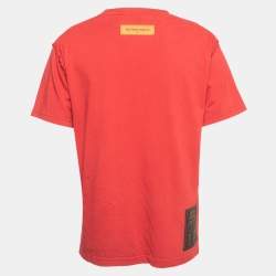Louis Vuitton Red Cotton Inside-Out T-Shirt M