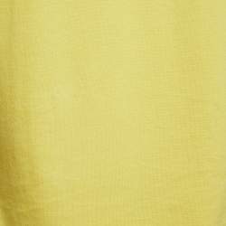 Louis Vuitton Yellow Cotton Crewneck T-Shirt S