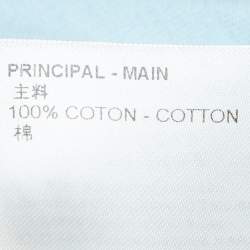 Louis Vuitton Light Blue Monogram Gradient Printed Cotton T-Shirt M