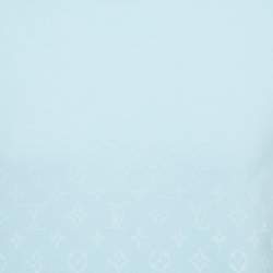 Louis Vuitton Light Blue Monogram Gradient Printed Cotton T-Shirt M