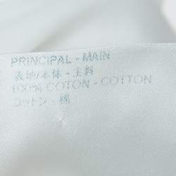 Louis Vuitton White Cotton Patched Pocket Detail T-Shirt L