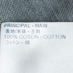Louis Vuitton Grey Cotton Pique Polo T-Shirt M