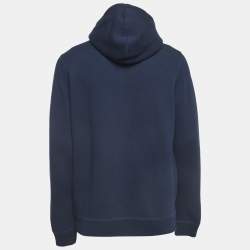 مملوكة مسبقًا Louis Vuitton Navy Blue Jersey Hoodie L