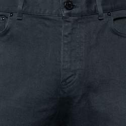 Louis Vuitton Black Cotton Regular Fit Jeans L/Waist 36"