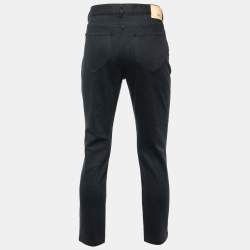 Louis Vuitton Black Cotton Regular Fit Jeans L/Waist 36"