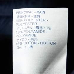 Pre Owned Louis Vuitton Navy Blue Monogram Jersey Drawstring Jogger Pants M