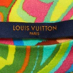 Louis Vuitton Multicolor Printed Cotton Crew Neck T-Shirt M