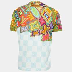 Louis Vuitton Multicolor Printed Cotton Crew Neck T-Shirt M