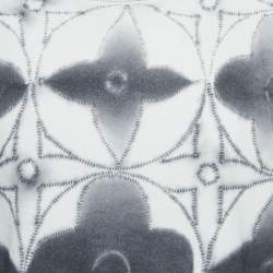 Louis Vuitton White/Black Monogram Tie-Dye Half Sleeve T-Shirt L