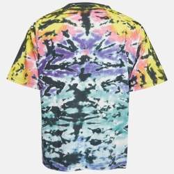 Pre Owned Louis Vuitton Multicolor Tie & Dye Cotton T-Shirt L