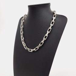 مملوكة مسبقًا Louis Vuitton Silver Chain Necklace