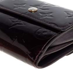 Louis Vuitton Amarante Monogram Vernis Elise Wallet