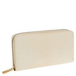 Pre Owned محفظة لوي فيتون زيبي كوريال بلانك مونوغرامية