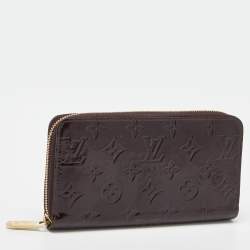 Louis Vuitton Amarante Monogram Vernis Zippy Wallet