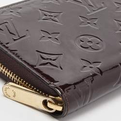 Louis Vuitton Amarante Monogram Vernis Zippy Wallet