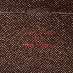 Pre Owned Louis Vuitton Damier Ebene Sistina Wallet