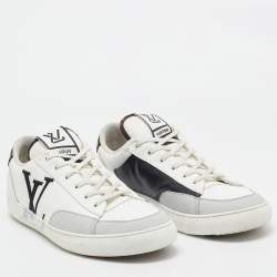 Pre Owned Louis Vuitton Multicolor Leather Charlie Sneakers Size 45