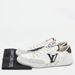 Pre Owned Louis Vuitton Multicolor Leather Charlie Sneakers Size 45