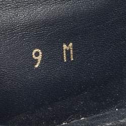 Louis Vuitton Blue Monogram Denim Souliers Club Oxford Loafers Size 43