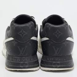 Louis Vuitton White/Grey Monogram Canvas Run Away Sneakers Size 44.5