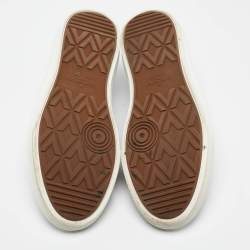 Louis Vuitton Grey/Black Monogram Canvas and Leather Low Top Sneakers Size 42.5