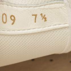 Louis Vuitton Blue Monogram Denim Lace Up Sneakers Size 41.5