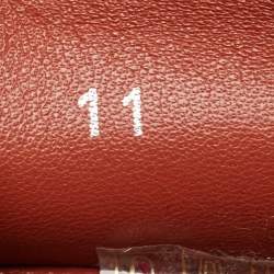 Louis Vuitton Red Suede Hockenheim Loafers Size 45