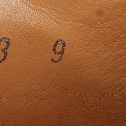 Pre Owned Louis Vuitton Black Brogues Leather Lace Up Derby Size 43