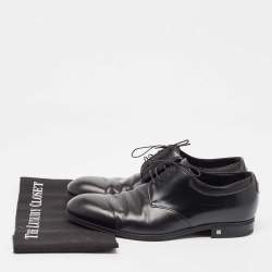 Louis Vuitton Black Leather Lace Up Oxford Size 41