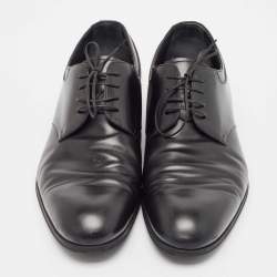 Louis Vuitton Black Leather Lace Up Oxford Size 41