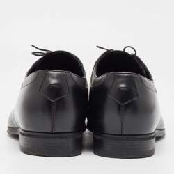 Louis Vuitton Black Leather Lace Up Oxford Size 41