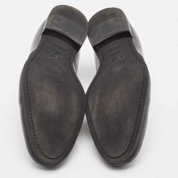 Louis Vuitton Black Leather Lace Up Oxford Size 41