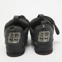 Louis Vuitton Black Leather LV Skate Sneakers Size 45