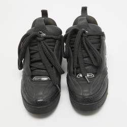 Louis Vuitton Black Leather LV Skate Sneakers Size 45