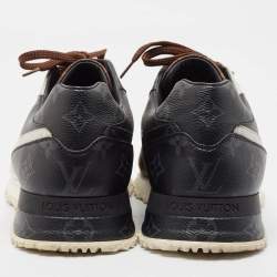 Louis Vuitton Brown/Black Canvas Run Away Low Top Sneakers Size 43