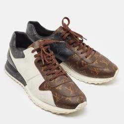 Louis Vuitton Brown/Black Canvas Run Away Low Top Sneakers Size 43