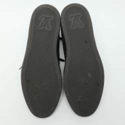 مملوكة مسبقًا Louis Vuitton Blue Damier Cobalt Neoprene and Leather Offshore Sneakers Size 41.5