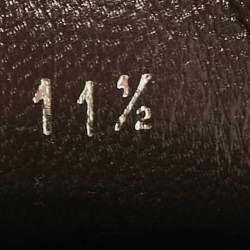 Pre Owned Louis Vuitton Brown Leather Slip On Loafers Size 45.5