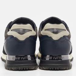 مملوكة مسبقًا Louis Vuitton Multicolor Leather and  Nubuck Leather Run Away Lace Up Sneakers Size 41.5