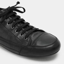 Louis Vuitton Black Damier Graphite Canvas and Leather Low Top Sneakers Size 43
