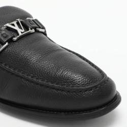 Louis Vuitton Black Leather Major Loafers Size 43