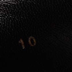 Pre Owned Louis Vuitton Black Damier Leather Haussmann Derby Size 44