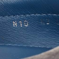 Pre Owned Louis Vuitton Mulitcolor Suede and Leather Slip On Loafers Size 44