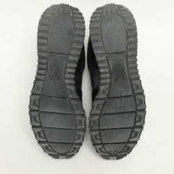 Louis Vuitton Black Monogram PVC and Leather Runaway Sneakers Size 42