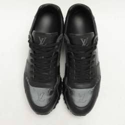 Louis Vuitton Black Monogram PVC and Leather Runaway Sneakers Size 42